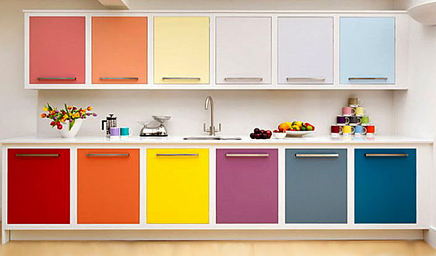 روش انتخاب رنگ کابینت آشپزخانه